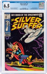 SILVER SURFER #4 FEBRUARY 1969 CGC 6.5 FINE+ (SILVER SURFER VS THOR).