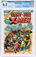 GIANT SIZE X-MEN #1 SUMMER 1975 CGC 6.5 FINE+ (FIRST STORM, NIGHTCRAWLER, COLOSSUS & THUNDERBIRD).