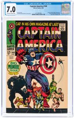 CAPTAIN AMERICA #100 APRIL 1968 CGC 7.0 FINE/VF.