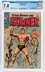 SUB-MARINER #1 MAY 1968 CGC 7.0 FINE/VF.