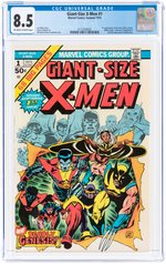 GIANT SIZE X-MEN #1 SUMMER 1975 CGC 8.5 VF+ (FIRST STORM, NIGHTCRAWLER, COLOSSUS & THUNDERBIRD).