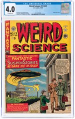 WEIRD SCIENCE #13 (#2) JULY-AUGUST 1950 CGC 4.0 VG.