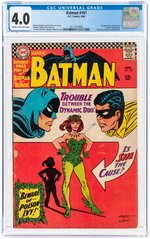 BATMAN #181 JUNE 1966 CGC 4.0 VG (FIRST POISON IVY).