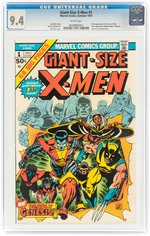 GIANT SIZE X-MEN #1 SUMMER 1975 CGC 9.4 NM (FIRST STORM, NIGHTCRAWLER, COLOSSUS & THUNDERBIRD).