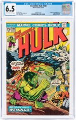 INCREDIBLE HULK #180 OCTOBER 1974 CGC 6.5 FINE+ (FIRST WOLVERINE CAMEO).