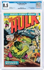 INCREDIBLE HULK #180 OCTOBER 1974 CGC 8.5 VF+ (FIRST WOLVERINE CAMEO).