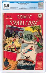 COMIC CAVALCADE #24 DECEMBER 1947 - JANUARY 1948 CGC 3.5 VG-.