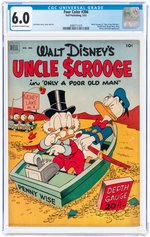 FOUR COLOR #386 MARCH 1952 CGC 6.0 FINE (UNCLE SCROOGE).