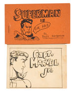 SUPERMAN/CAPTAIN MARVEL JR. 8 PAGER PAIR.