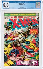 X-MEN #95 OCTOBER 1975 CGC 8.0 VF (DEATH OF THUNDERBIRD).