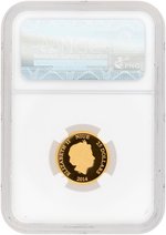 2014 .25 OZ. NIUE $25 GOLD DISNEY CHARACTERS PLUTO NGC PF70 ULTRA CAMEO PROOF.