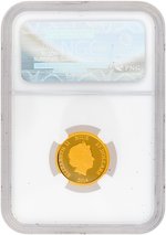 2014 .25 OZ. NIUE $25 GOLD DISNEY CHARACTERS DONALD DUCK NGC PF70 ULTRA CAMEO PROOF.