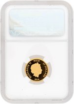 2014 .25 OZ. NIUE $25 GOLD DISNEY CHARACTERS MINNIE MOUSE NGC PF70 ULTRA CAMEO PROOF.