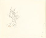 SILLY SYMPHONIES - MOTHER GOOSE GOES HOLLYWOOD PRODUCTION DRAWING ORIGINAL ART PAIR (MARX BROTHERS).