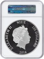 2016 1 KILO NIUE SILVER $100 STAR WARS CLASSIC DARTH VADER NGC PF70 ULTRA CAMEO PROOF ONE OF FIRST 200 STRUCK.