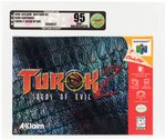 NINTENDO N64 (1998) TUROK 2: SEEDS OF EVIL VGA 95 MINT UNCIRCULATED.