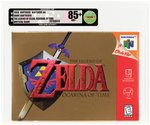 NINTENDO N64 (1998) THE LEGEND OF ZELDA: OCARINA OF TIME VGA 85+ NM+ (VERTICAL SEAM).