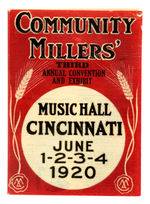 UNUSUAL 1920 CONVENTION SOUVENIR CELLULOID BADGE DESIGNED AS A BOOKLET.