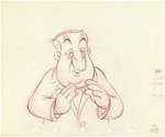 SILLY SYMPHONIES - MOTHER GOOSE GOES HOLLYWOOD PRODUCTION DRAWING ORIGINAL ART TRIO & MODEL SHEET (HUGH HERBERT).