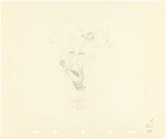 SILLY SYMPHONIES - MOTHER GOOSE GOES HOLLYWOOD PRODUCTION DRAWING ORIGINAL ART LOT (NED SPARKS).