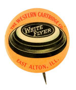 "WHITE FLYER" SKEET TARGET FROM "WESTERN CARTRIDGE CO." AND THE POTTER COLLECTION.