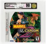 SEGA DREAMCAST (2000) MARVEL VS. CAPCOM 2 VGA 90 NM+/MINT.