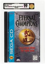 SEGA CD (1994) ETERNAL CHAMPIONS: CHALLENGE FROM THE DARK SIDE VGA 90 NM+/MINT.