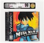 PLAYSTATION PS ONE (1998) MEGA MAN LEGENDS (BLACK LABEL) VGA 90 NM+/MINT.