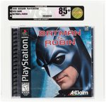 PLAYSTATION PS ONE (1998) BATMAN & ROBIN VGA 85+ NM+.