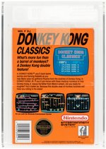 NINTENDO NES (1988) DONKEY KONG CLASSICS (BLACK NINTENDO SEAL) VGA 90 NM+/MINT.