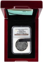 2013 £5 U.K. 1.4 OZ. PLATINUM PIEFORT PRINCE GEORGE CHRISTENING NGC PF70 ULTRA CAMEO PROOF.