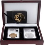 2016 1 OZ. GOLD & SILVER STAR WARS CLASSIC DARTH VADER FIRST RELEASES PAIR NGC PF70 ULTRA CAMEO PROOFS.