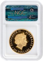 2014 2 OZ. GOLD $200 AUSTRALIA KOALA NGC PF70 ULTRA CAMEO HIGH RELIEF ONE OF FIRST 150 STRUCK.