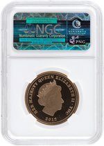 2012 .56 OZ. TDC DOUBLE SOVEREIGN DIAMOND JUBILEE REGENT AND THE LION NGC PF69 ULTRA CAMEO PROOF.