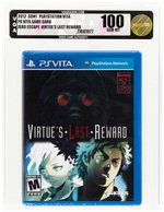 PLAYSTATION VITA (2012) ZERO ESCAPE: VIRTUE'S LAST REWARD VGA 100 GEM MINT.