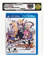 PLAYSTATION VITA (2014) DISGAEA 4: A PROMISE REVISITED VGA 100 GEM MINT.