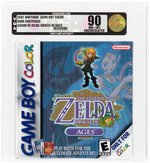 NINTENDO GAME BOY COLOR (2001) THE LEGEND OF ZELDA: ORACLE OF AGES VGA 90 NM+/MINT UNCIRCULATED.