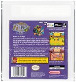 NINTENDO GAME BOY COLOR (2001) THE LEGEND OF ZELDA: ORACLE OF AGES VGA 90 NM+/MINT UNCIRCULATED.