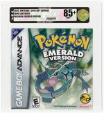 NINTENDO GAME BOY ADVANCE (2005) POKÉMON EMERALD VERSION VGA 85+ NM+.