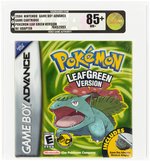 NINTENDO GAME BOY ADVANCE (2004) POKÉMON LEAF GREEN VERSION VGA 85+ NM+.