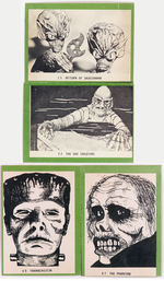 "TERROR MONSTERS" GUM CARD SET.