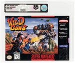 NINTENDO SNES (1994) WILD GUNS VGA 85 NM+.