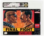 NINTENDO SNES (1991) FINAL FIGHT VGA 90+ NM+/MINT UNCIRCULATED.