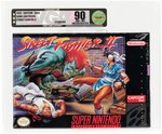 NINTENDO SNES (1992) STREET FIGHTER II VGA 90 NM+/MINT UNCIRCULATED.