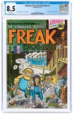 FABULOUS FURRY FREAK BROTHERS #1 FEBRUARY 1971 CGC 8.5 VF+.