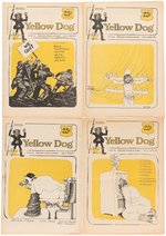 YELLOW DOG LOT OF 14 UNDERGROUND COMIC ISSUES.