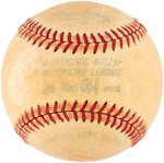 JOE DiMAGGIO (HOF) SINGLE-SIGNED BASEBALL.