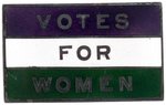 "VOTES FOR WOMEN" SUFFRAGE ENAMEL LAPEL BADGE.