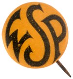 WOMAN SUFFRAGE PARTY "WSP" BUTTON.