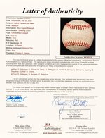 NATIONAL BASEBALL HALL OF FAME & BASEBALL STARS MULTI-SIGNED BASEBALL (11 HOFers).